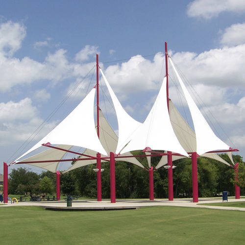 Архитектурная мембрана из ПВХ - CELEBRATION PARK - FabriTec Structures - из стеклоткани с покрытием из ПВХ / для натяжной конструкции / для общественных мест