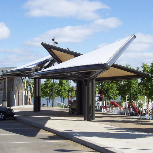 Архитектурная мембрана из ПТФЭ - WATERFRONT PARK - FabriTec Structures - для натяжной конструкции / для общественных мест / для крыш