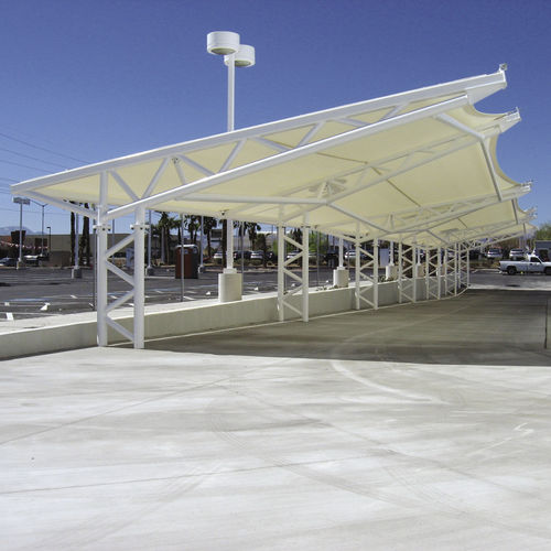 Навес для автомобиля для профессионального использования - AUTONATION DESERT BMW OF LAS VEGAS - FabriTec Structures - из стали