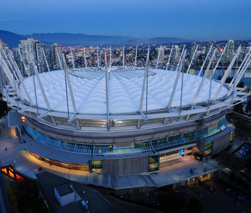 Архитектурная мембрана из ПТФЭ - BC PLACE STADIUM - FabriTec Structures - для натяжной конструкции / для общественных мест / для крыш