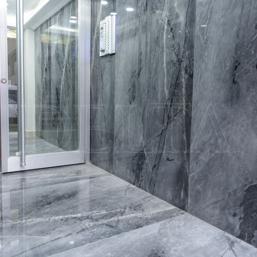 Плитка из мрамора - DLT 439 BARDIGLIO - Delta Marble - полированная / для интерьера / напольная