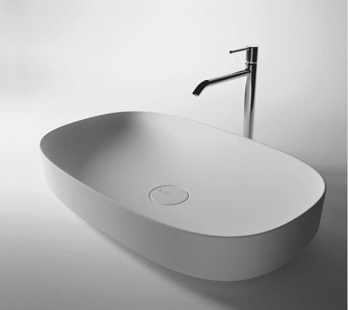 Настольная раковина - 22400101 - Alice Ceramica - из керамики / с умягчителем воды / прямоугольная