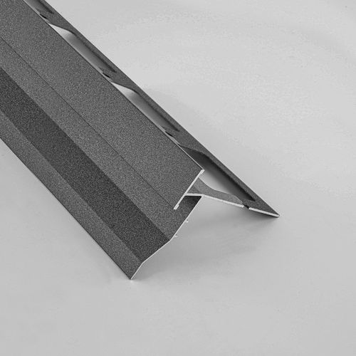 Разделительный профиль из алюминия - 70X12.7 - ALUMACER® - для плиточного пола / для фасада / белый