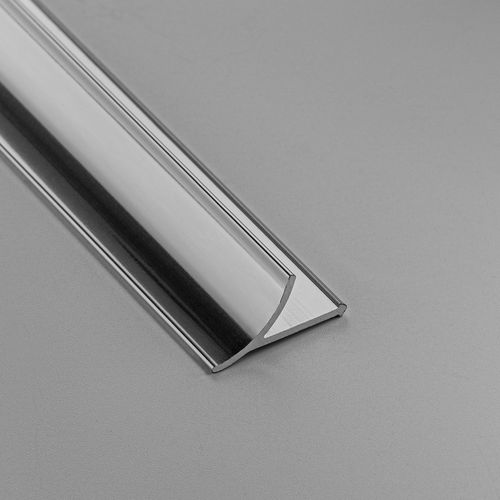 Металлический отделочный профиль - 11.5X9.5 - ALUMACER® - для внутренней компоновки / посеребренный / матовый