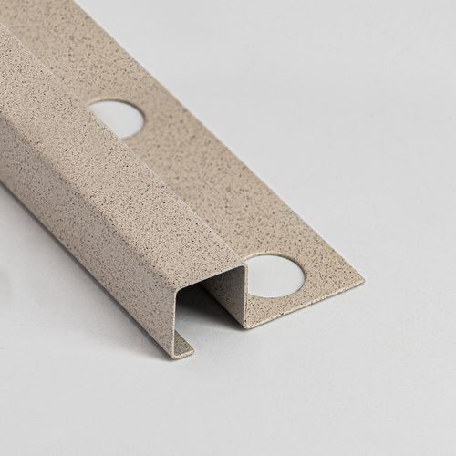 Разделительный профиль из нержавеющей стали - 12X12 - ALUMACER® - для наружных углов / угловой / квадратный