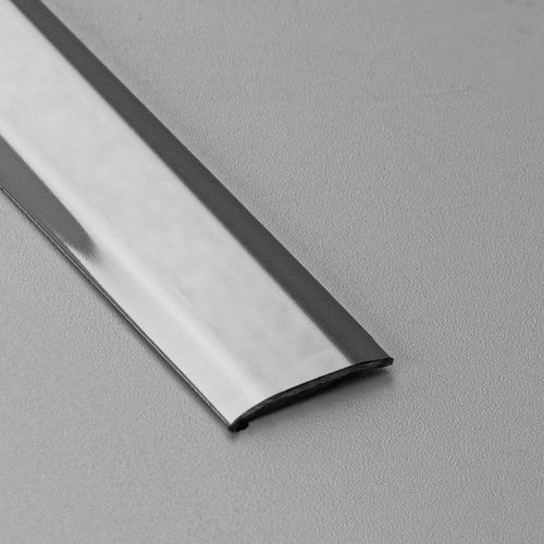 Отделочный профиль из нержавеющей стали - 15 MM - ALUMACER® - для плиточного пола / для внутренней компоновки / посеребренный