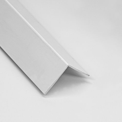 Отделочный профиль из ПВХ - 25X25 - ALUMACER® - для плиточного пола / для наружных углов / угловой