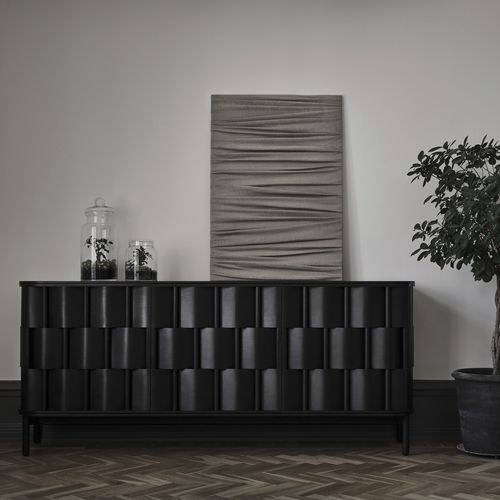 Современный буфет - W196-B  - Ringvide - из дуба / из березы