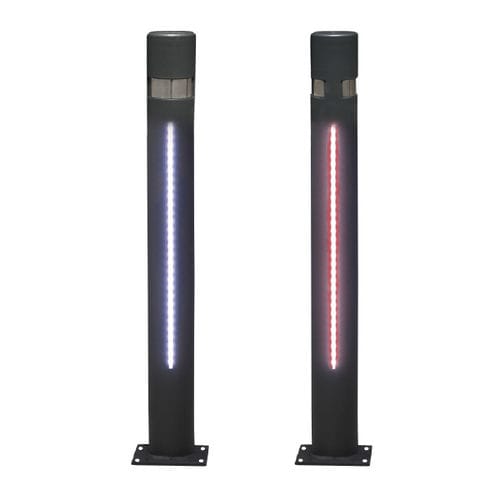 Защитный боллард - CITY LEDS - Ado urban - из железа / световой / для общественных мест