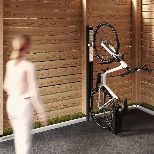 Настенная парковка для велосипедов - BikeLift - Biohort GmbH - вертикальная / для гаража / из алюминия