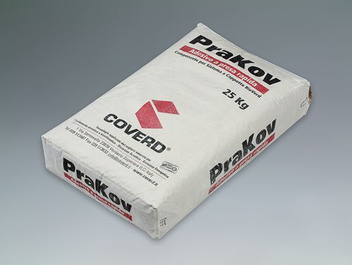 Монтажный клей для керамической плитки - PRAKOV for BIOVERD - Coverd Srl - для теплоизоляции снаружи ITE / для цемента / с быстрым захватом