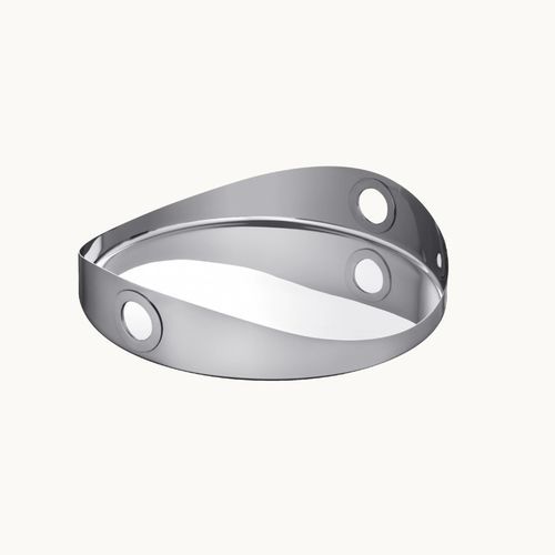 Поднос для обслуживания из нержавеющей стали - B05900070 - Argenteria Christofle srl - из ракушки / для профессионального использования / ручной работы