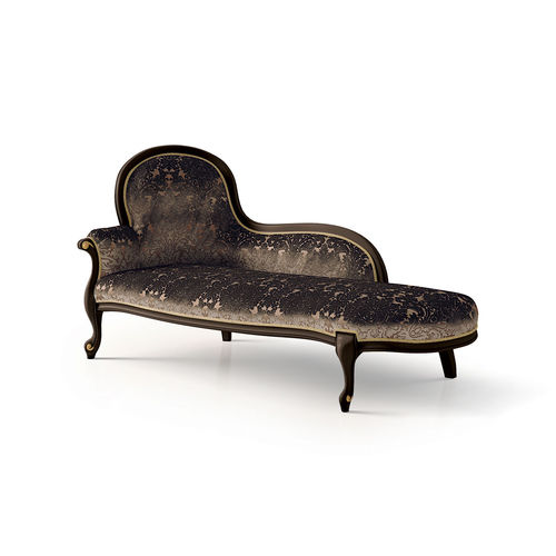 Стилизованный полудиван - ART. 6190 - CARPANESE HOME - из ткани / из кожи