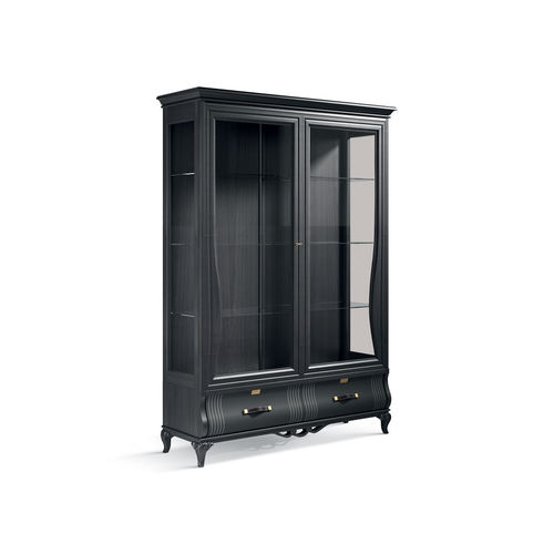 Классический стеклянный шкаф - ART. 5701 - CARPANESE HOME - из стекла / из дерева / по индивидуальному заказу