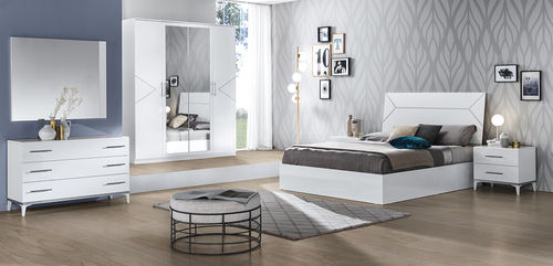 Двуспальная кровать - ELEGANCE  - Ben Company srl Industria Mobili - современная / обитая / с изголовьем