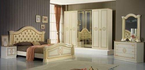 Двуспальная кровать - SERENA PADDED - Ben Company srl Industria Mobili - стилизованная / обитая / с изголовьем