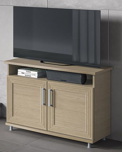 Современная подставка под телевизор на ножке - SONIA - Ben Company srl Industria Mobili - из дуба / для бытового использования