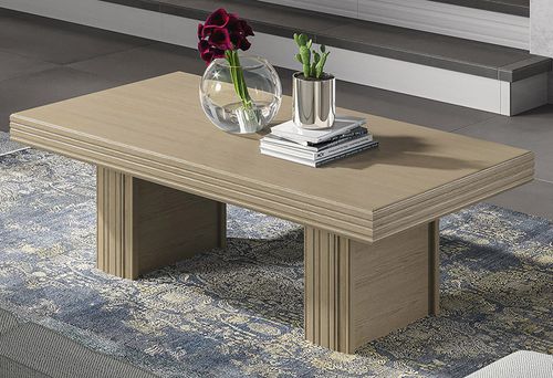 Современный журнальный столик - SONIA - Ben Company srl Industria Mobili - из дуба / с основанием из дуба / прямоугольный