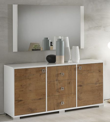 Современный буфет - STELLA - Ben Company srl Industria Mobili - из белого дуба / с выдвижными ящиками