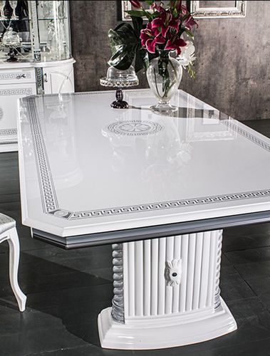 Стилизованный обеденный стол - VENUS - Ben Company srl Industria Mobili - из дерева / с основанием из древесины / прямоугольный