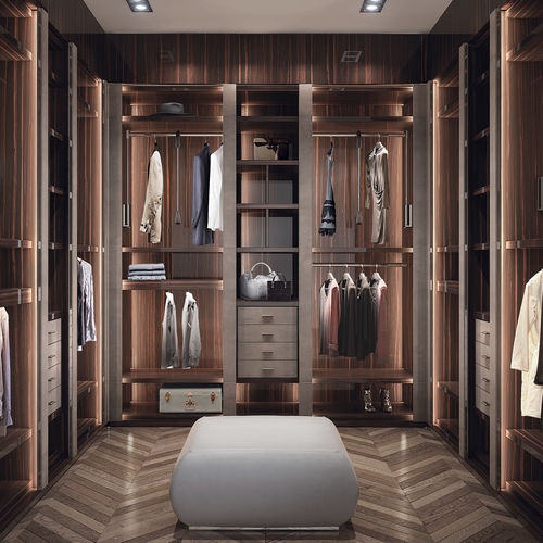 Современная гардеробная - VENERE - Capital Collection - из дерева / из металла / из кожи