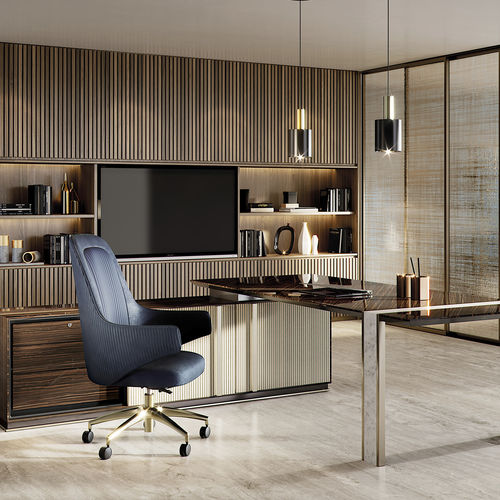 Современный стул для офиса - DIVA OFFICE XL - Capital Collection - для интерьера / из пенополиуретана / с основанием из металла