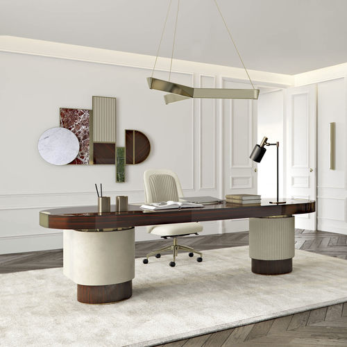 Директорский рабочий стол - Olimpia - Capital Collection - напольный / современный / из дерева
