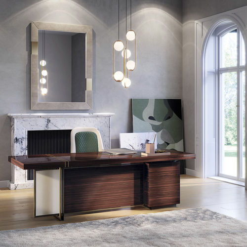 Директорский рабочий стол - Mondrian - Capital Collection - напольный / современный / из дерева