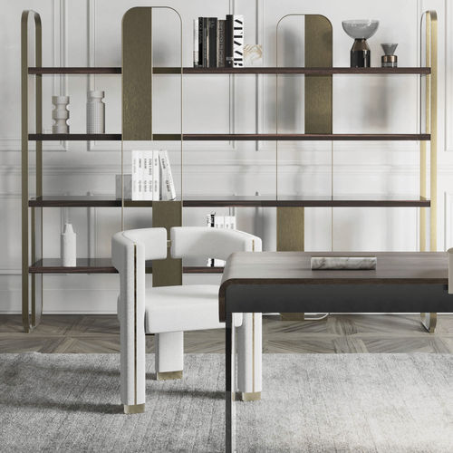 Современный cтул - Mirage - Capital Collection - для интерьера / из ткани / с основанием из металла