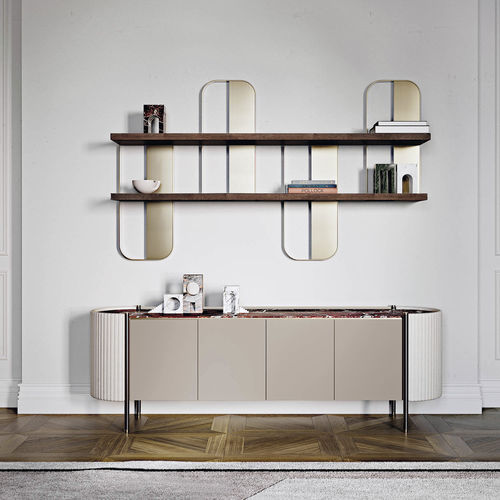 Современный буфет - Karin - Capital Collection - из дерева / из мрамора / с выдвижными ящиками