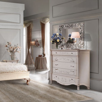 Классический комод - PRESTIGE - Casa +39 Arte & Stile - из лакированной древесины / не определено / белый