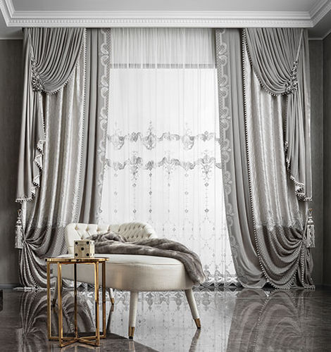 Геометрическая штора - AURA MODEL ALLOVER - Chicca Orlando srl - из ткани