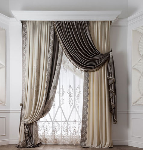 Штора с рисунком - OPERA ALLOVER - Chicca Orlando srl - из ткани