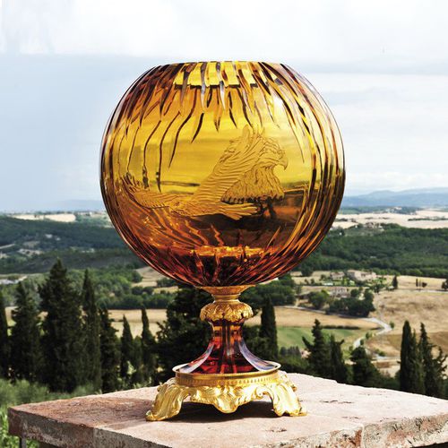Стилизованная ваза - SPHERE - Duccio di Segna srl - из кристалла / из бронзы