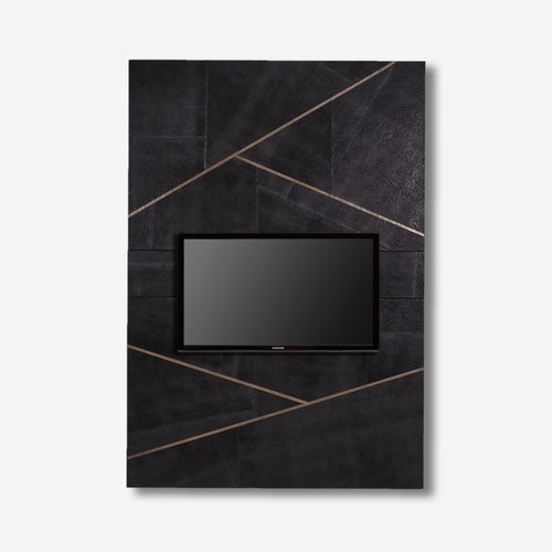 Современный настенный кронштейн для телевизора - POCH - Estetik Decor - фиксированный / из кожи / для бытового использования