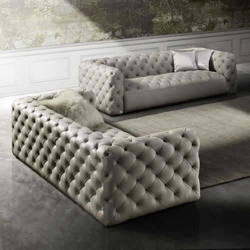 Диван честерфилд - BARNY - Lof's - Interior - - из кожи