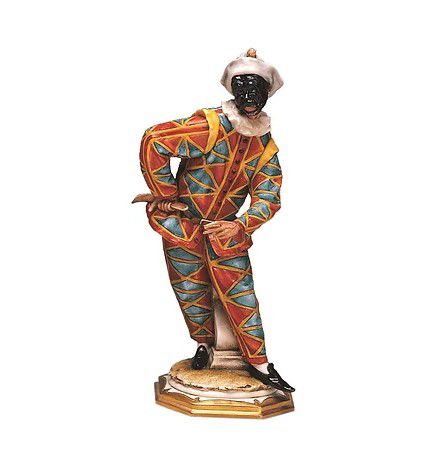 Скульптура из фарфора - Harlequin - Porcellane Principe snc