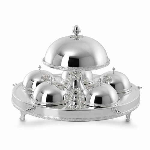 Чайный сервиз из посеребренного металла - ROYAL : 9.81.1292 - Rino Greggio Argenterie spa - бытового применения / для профессионального использования