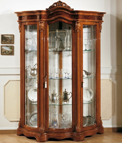 Классический стеклянный шкаф - ART. 9942 - Tarocco Vaccari Group srl - из дерева