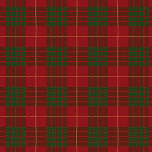 Тканое ковровое покрытие - CAMERON RED TARTAN  - STEVENS AND GRAHAM - из шерсти / нейлоновое / в клетку