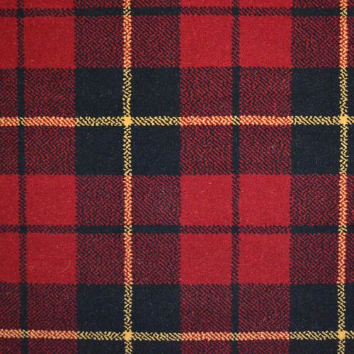 Тканое ковровое покрытие - WALLACE RED TARTAN  - STEVENS AND GRAHAM - из шерсти / нейлоновое / для сектора услуг