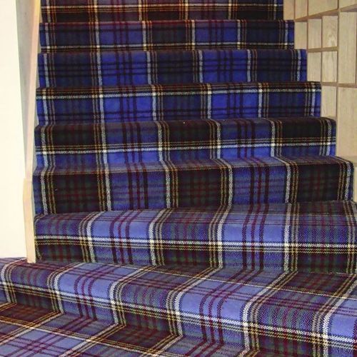 Тканое ковровое покрытие - ANDERSON TARTAN - STEVENS AND GRAHAM - из шерсти / нейлоновое / в клетку