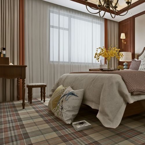 Классический ковер - AILSA CRAIG TARTAN - STEVENS AND GRAHAM - в клетку / нейлоновый / из шерсти