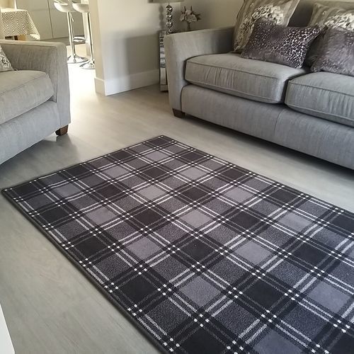 Классический ковер - CRAGGANMORE TARTAN - STEVENS AND GRAHAM - в клетку / из шерсти / прямоугольный