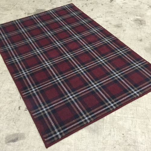 Классический ковер - KILMORY TARTAN - STEVENS AND GRAHAM - в клетку / из шерсти / прямоугольный