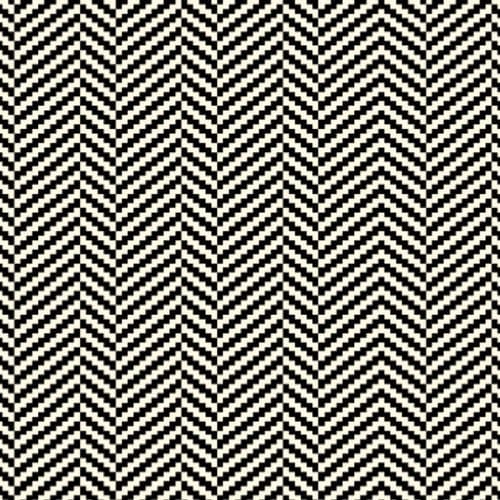 Тканое ковровое покрытие - HERRINGBONE - STEVENS AND GRAHAM - из шерсти / с рисунком / черное