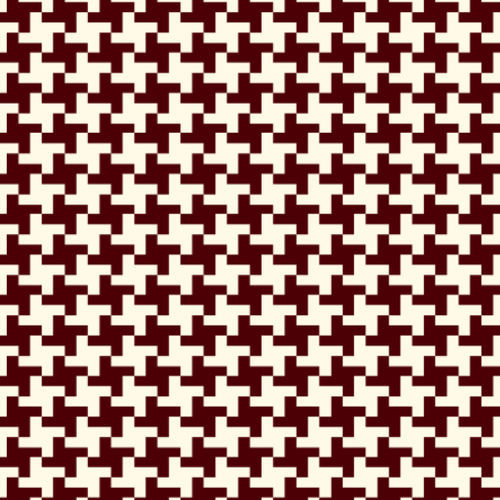 Классический ковер - HOUNDSTOOTH  - STEVENS AND GRAHAM - c геометрическим рисунком / из шерсти / прямоугольный