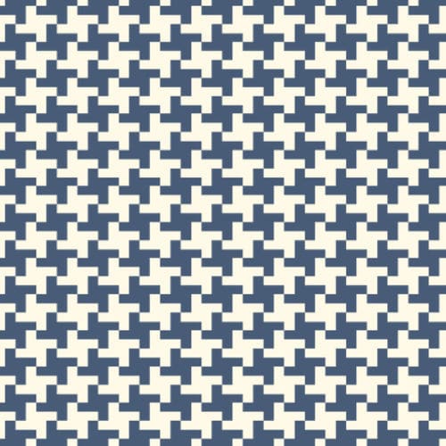 Классический ковер - HOUNDSTOOTH  - STEVENS AND GRAHAM - c геометрическим рисунком / из шерсти / прямоугольный