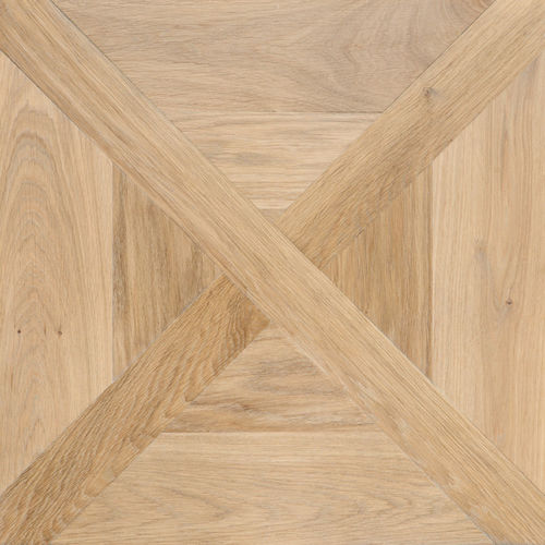 Паркет из массивной доски - VIENNA CROSS - QC FLOORS - из дуба / патинированный / приклеиваемый