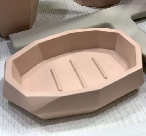 Мыльница из бамбука - CP907 SB - CIPI' - настольная / из Solid Surface / для ванной комнаты